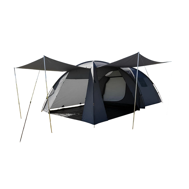 خيمة تخييم عائلية مزدوجة الطبقات مقاومة للماء تتسع من 5 إلى 6 أشخاص