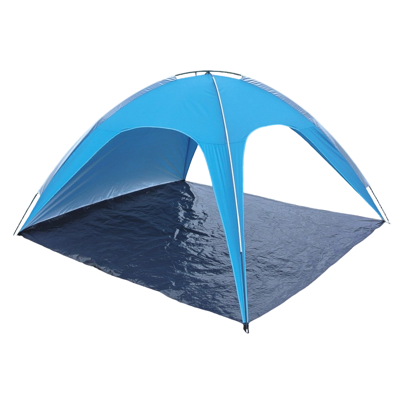 مأوى من الشمس على الشاطئ